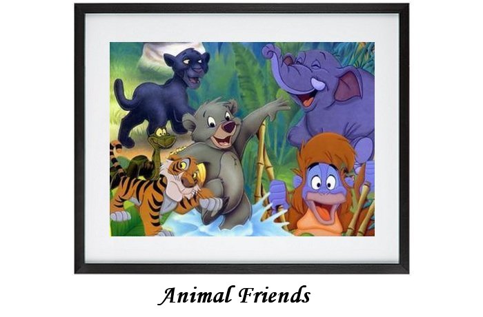 Animal Friends Framed Print
